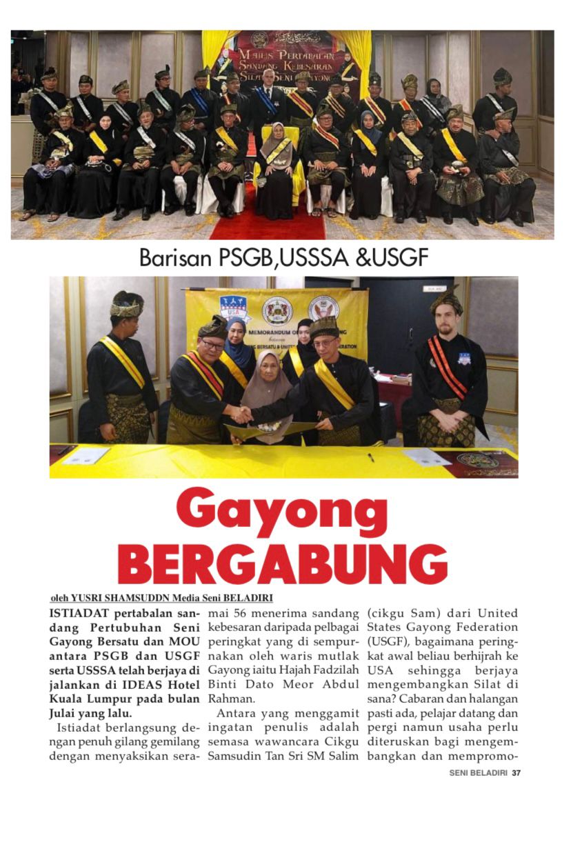 Keratan Media – Gayong Bergabung